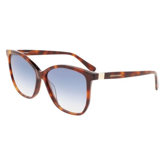 Longchamp LO LO 708S Sunglasses Tortoise Women Brown